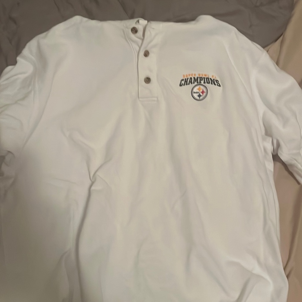 White XL shirt Steelers Super Bowl XL Champions